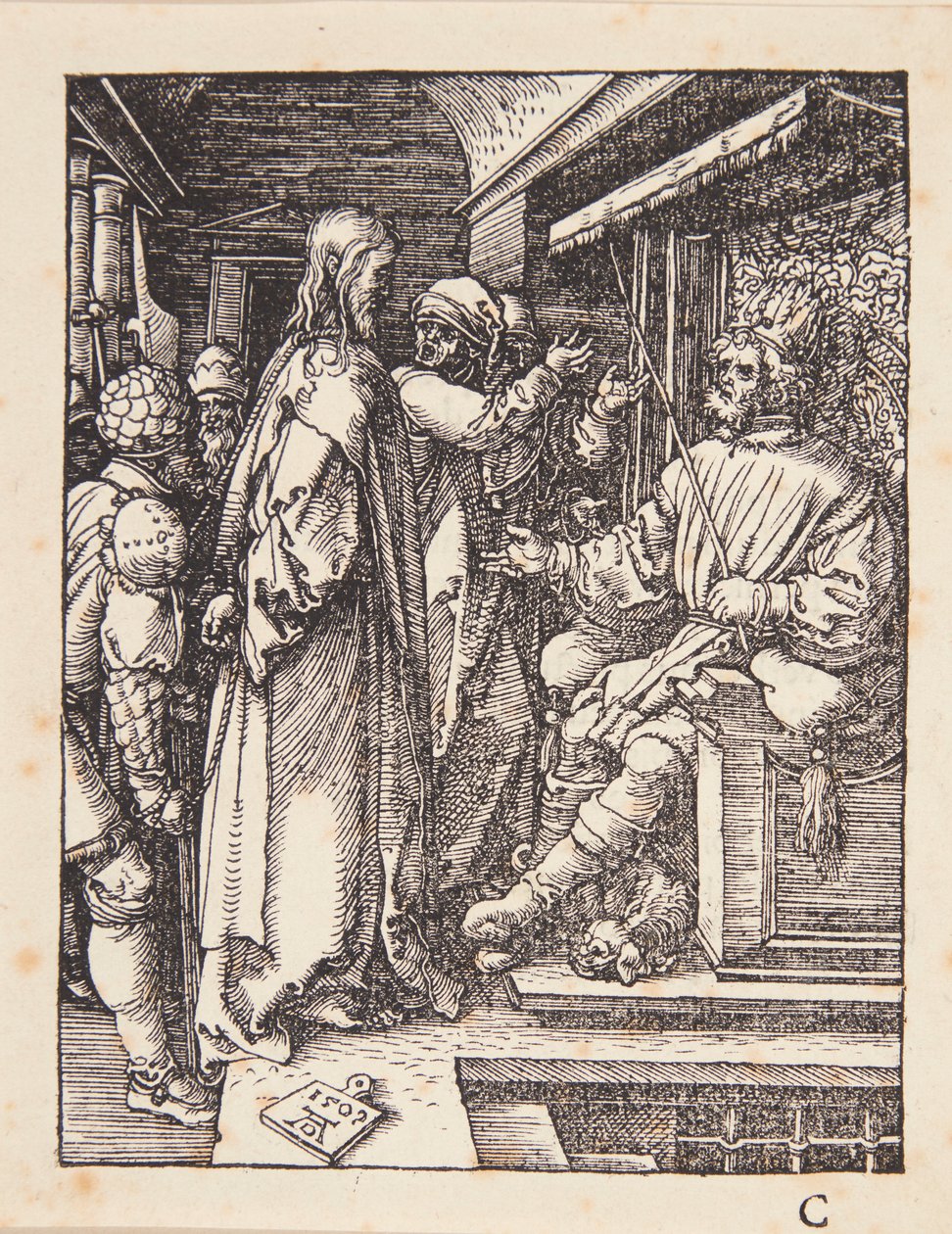 Cristo ante Herodes de Albrecht Dürer