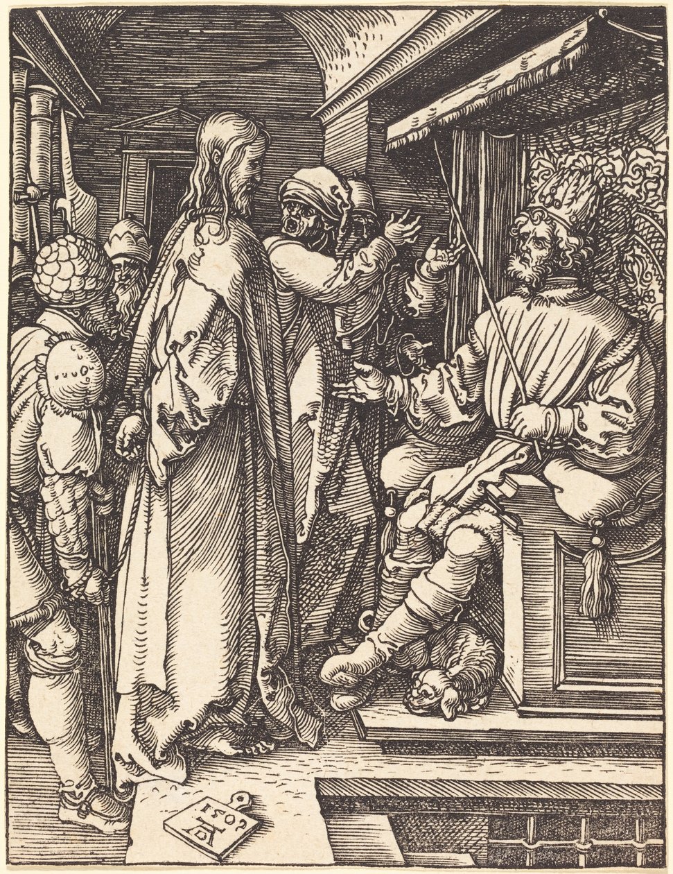 Cristo ante Herodes de Albrecht Dürer
