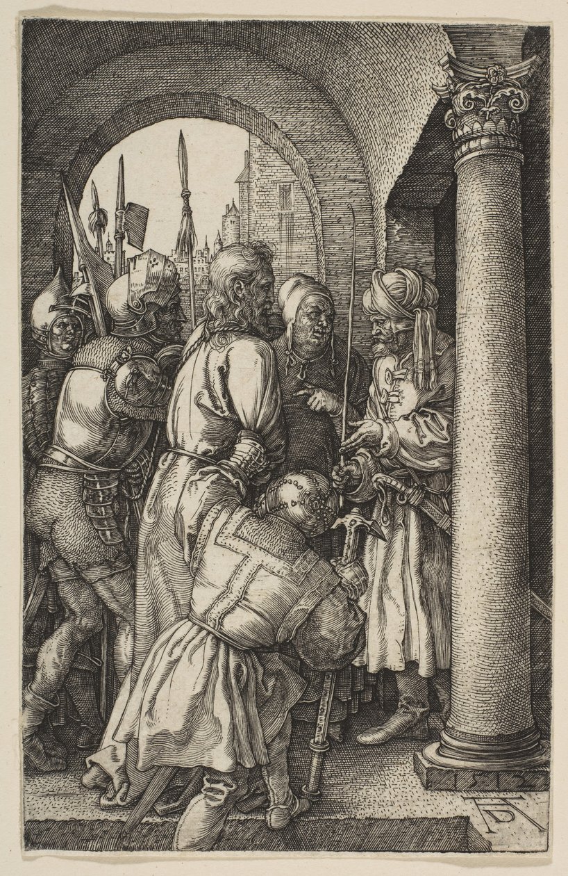 Cristo ante Pilato, de La Pasión, 1512 de Albrecht Dürer