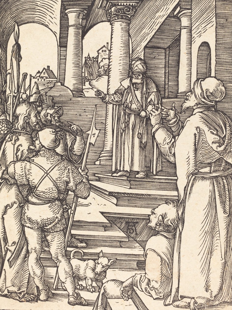 Cristo ante Pilato, probablemente c. 1509-1510 de Albrecht Dürer