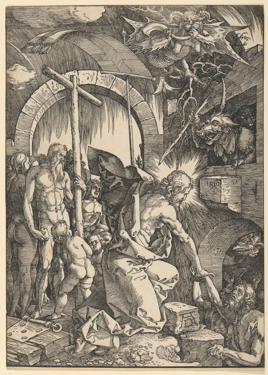 «Cristo en el limbo», de *La Gran Pasión* de Albrecht Dürer