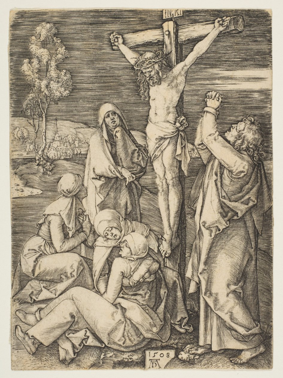 Cristo en la cruz de Albrecht Dürer