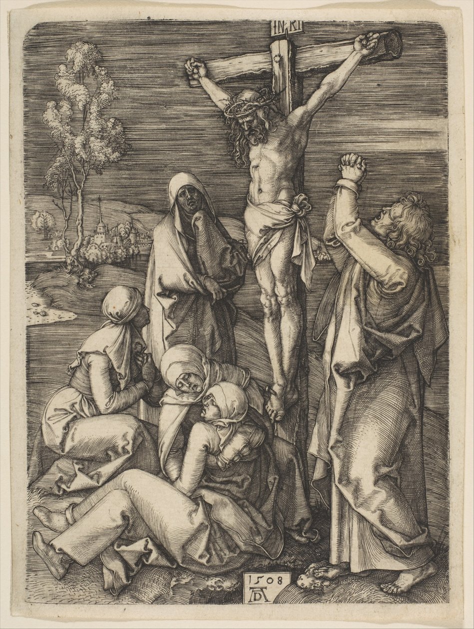 Cristo en la cruz de Albrecht Dürer
