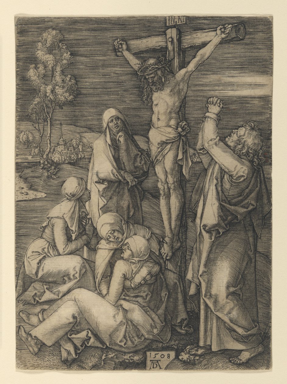 Cristo en la cruz de Albrecht Dürer