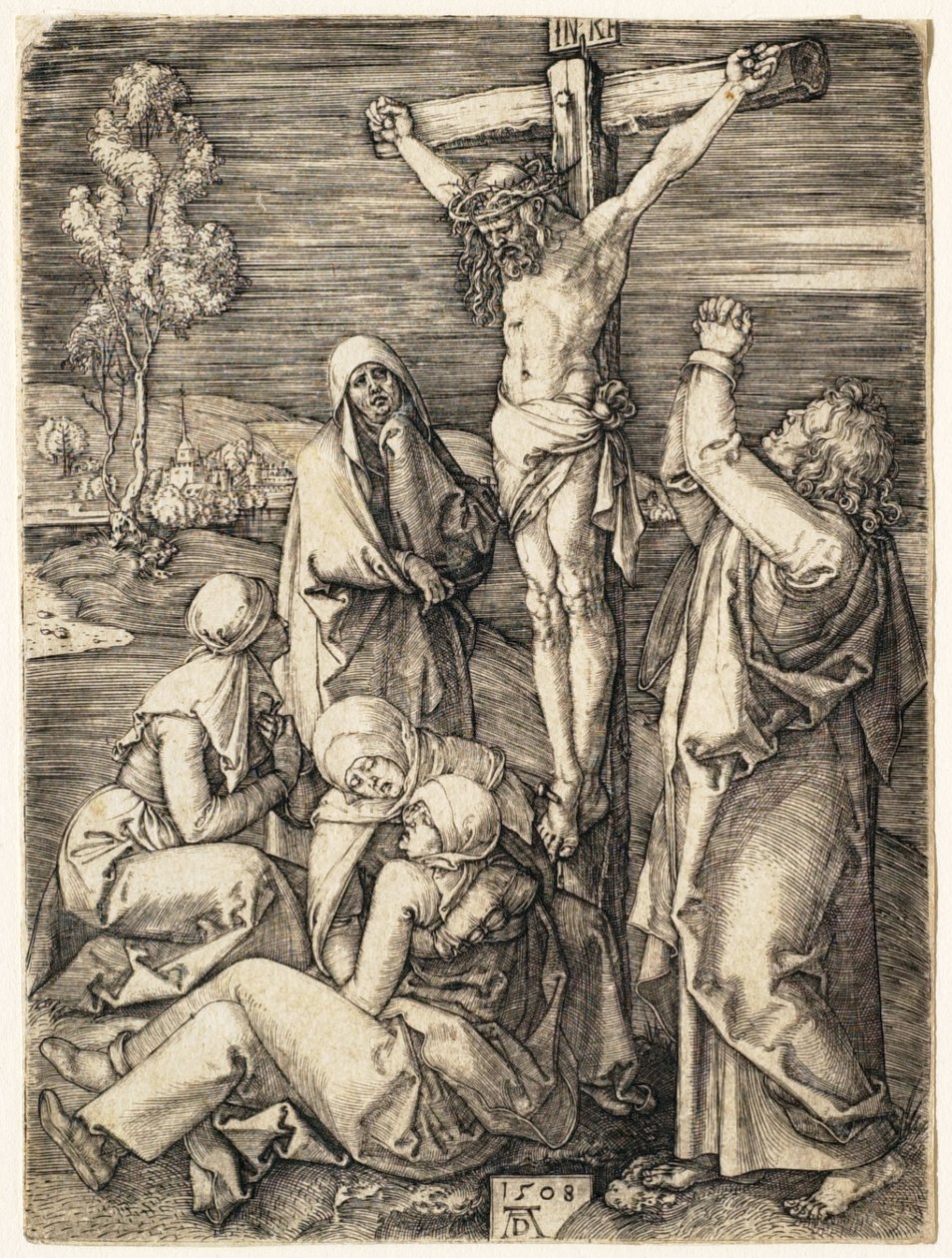Cristo en la cruz de Albrecht Dürer