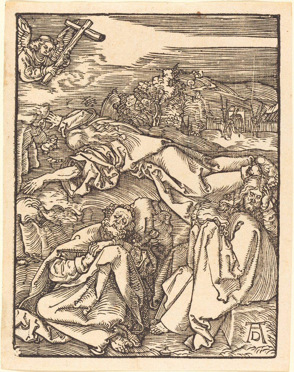 Cristo en el Monte de los Olivos de Albrecht Dürer