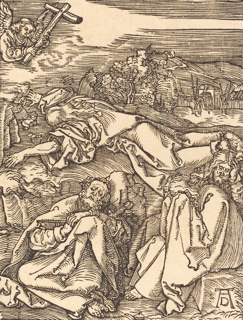 Cristo en el Monte de los Olivos de Albrecht Dürer