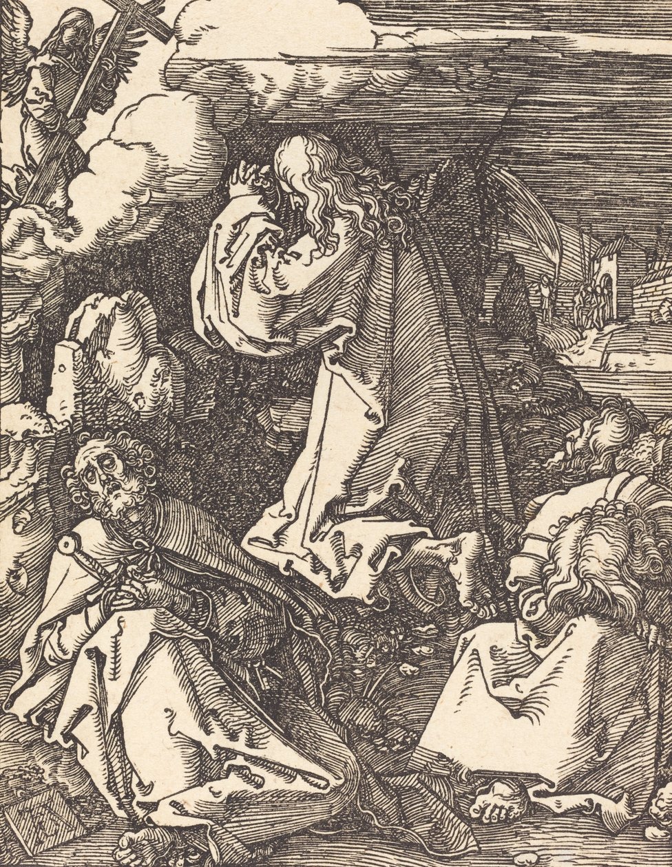 Cristo en el Monte de los Olivos, probablemente c. 1509-1510 de Albrecht Dürer