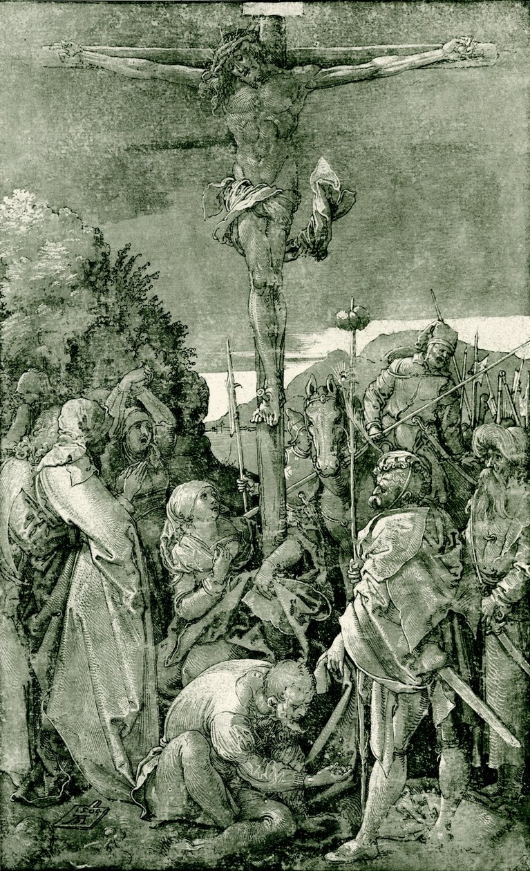 Cristo en la cruz de Albrecht Dürer