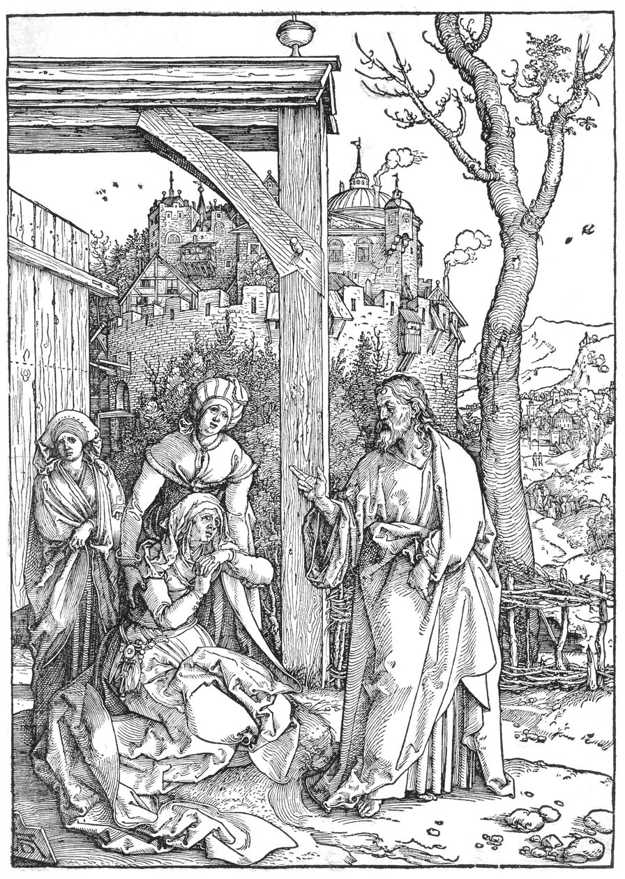 Cristo se despide de su Madre de Albrecht Dürer