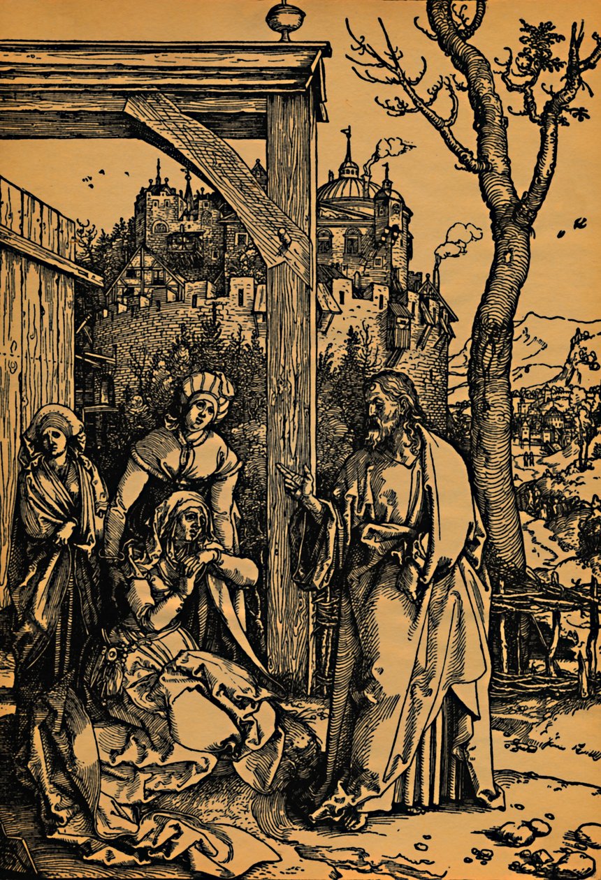Christi Abschied von seiner Mutter de Albrecht Dürer
