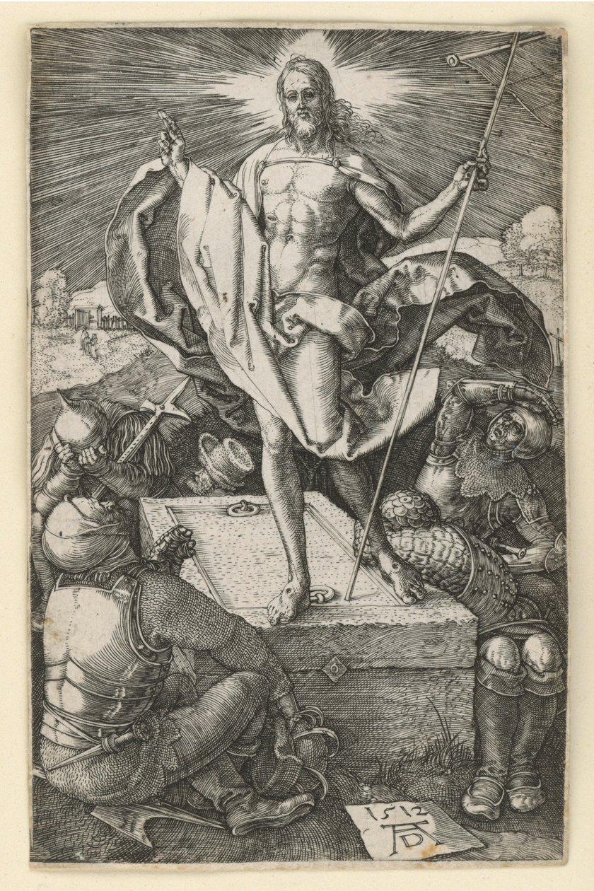 La resurrección de Cristo (Pasión en grabados) de Albrecht Dürer