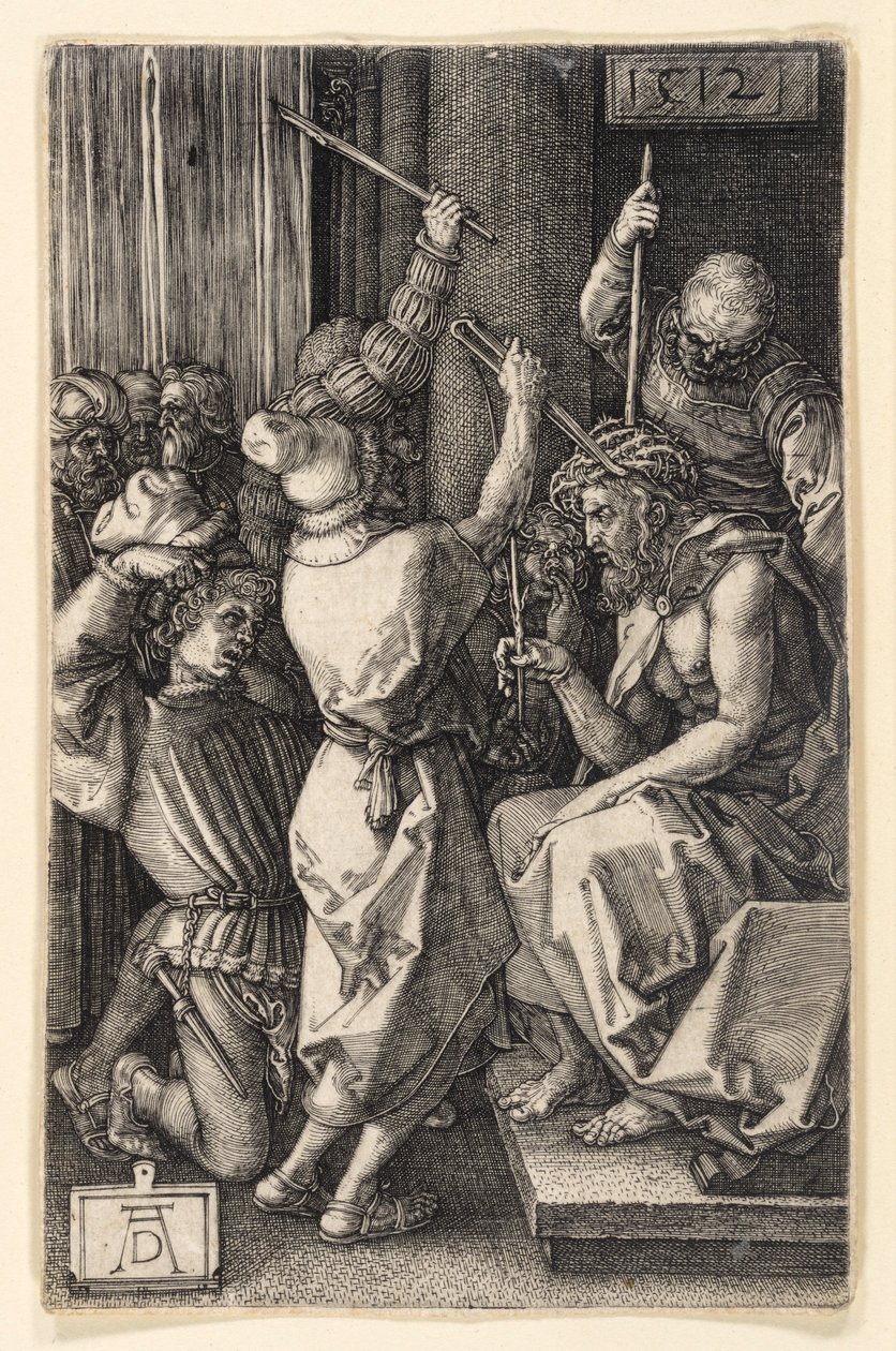 La coronación de espinas de Cristo (Pasión grabada) de Albrecht Dürer