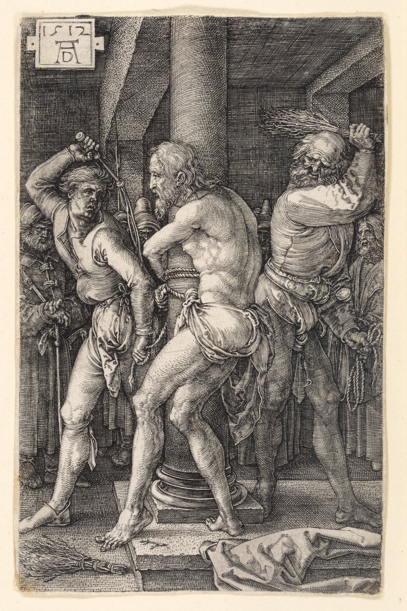 La flagelación de Cristo (Pasión en grabados) de Albrecht Dürer