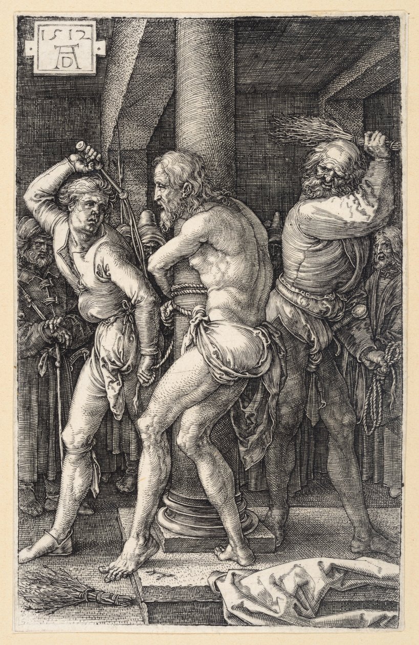 La flagelación de Cristo (Pasión en grabados) de Albrecht Dürer