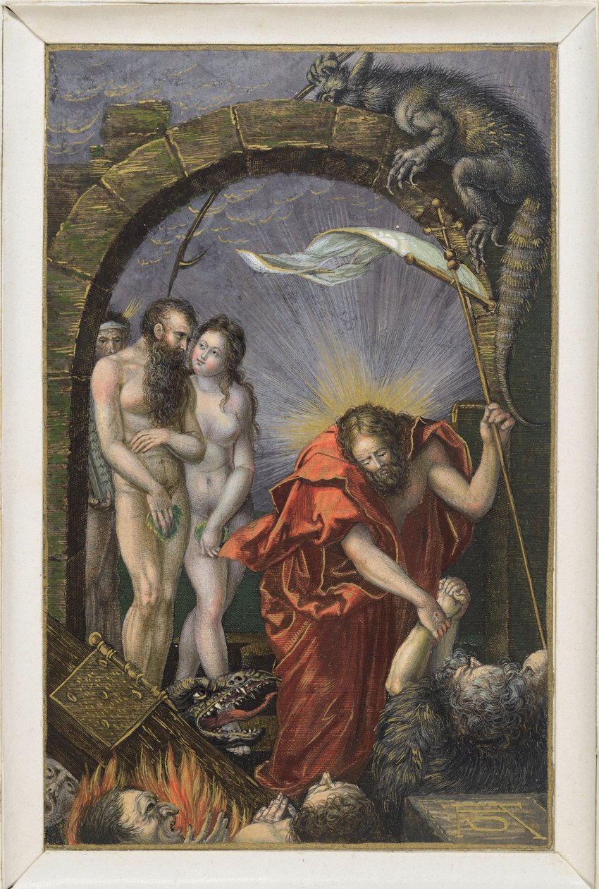 El descenso de Cristo a los infiernos de Albrecht Dürer