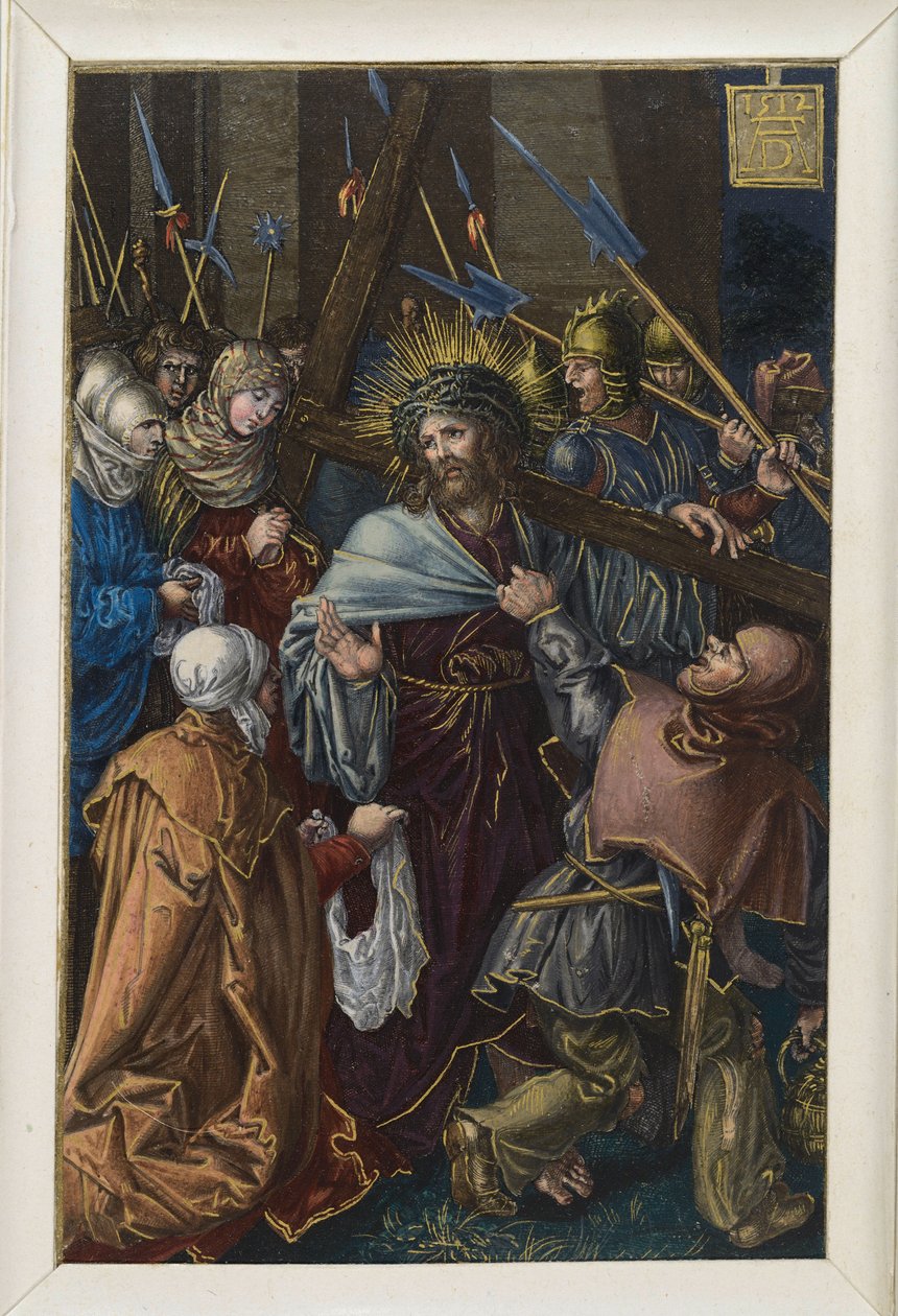 La carga de la cruz de Cristo de Albrecht Dürer