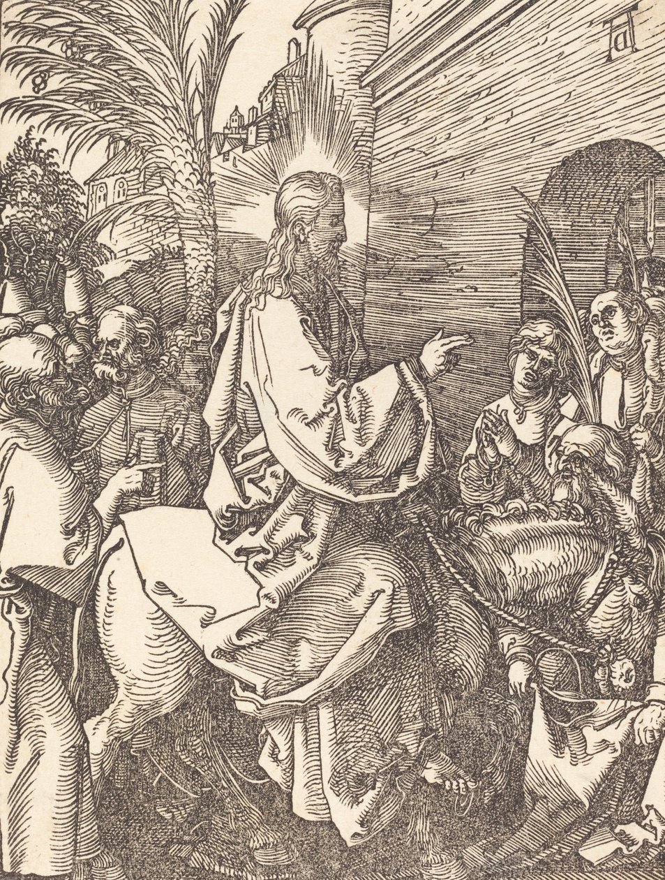 Entrada de Cristo en Jerusalén de Albrecht Dürer