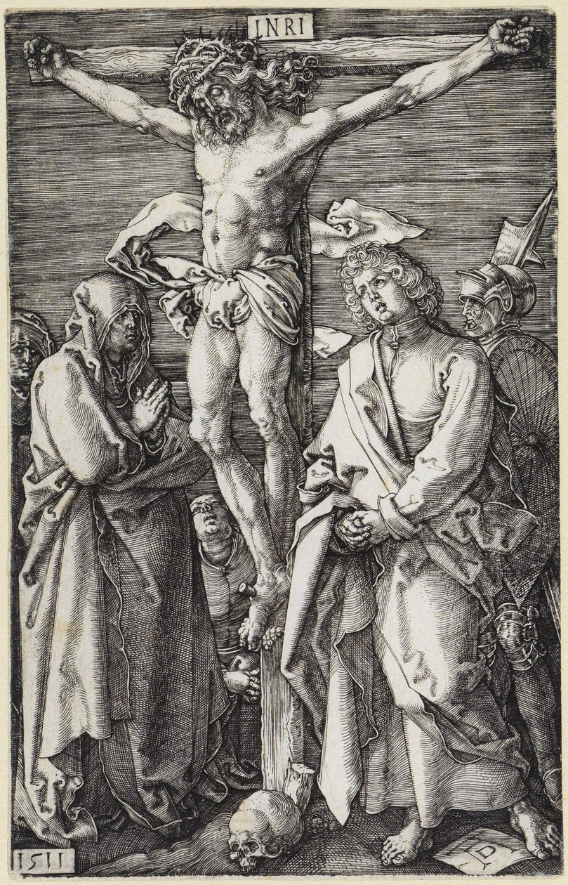 Cristo en la cruz de Albrecht Dürer