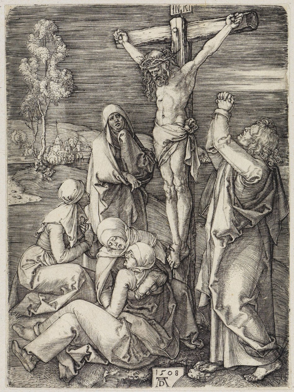 Cristo en la cruz de Albrecht Dürer