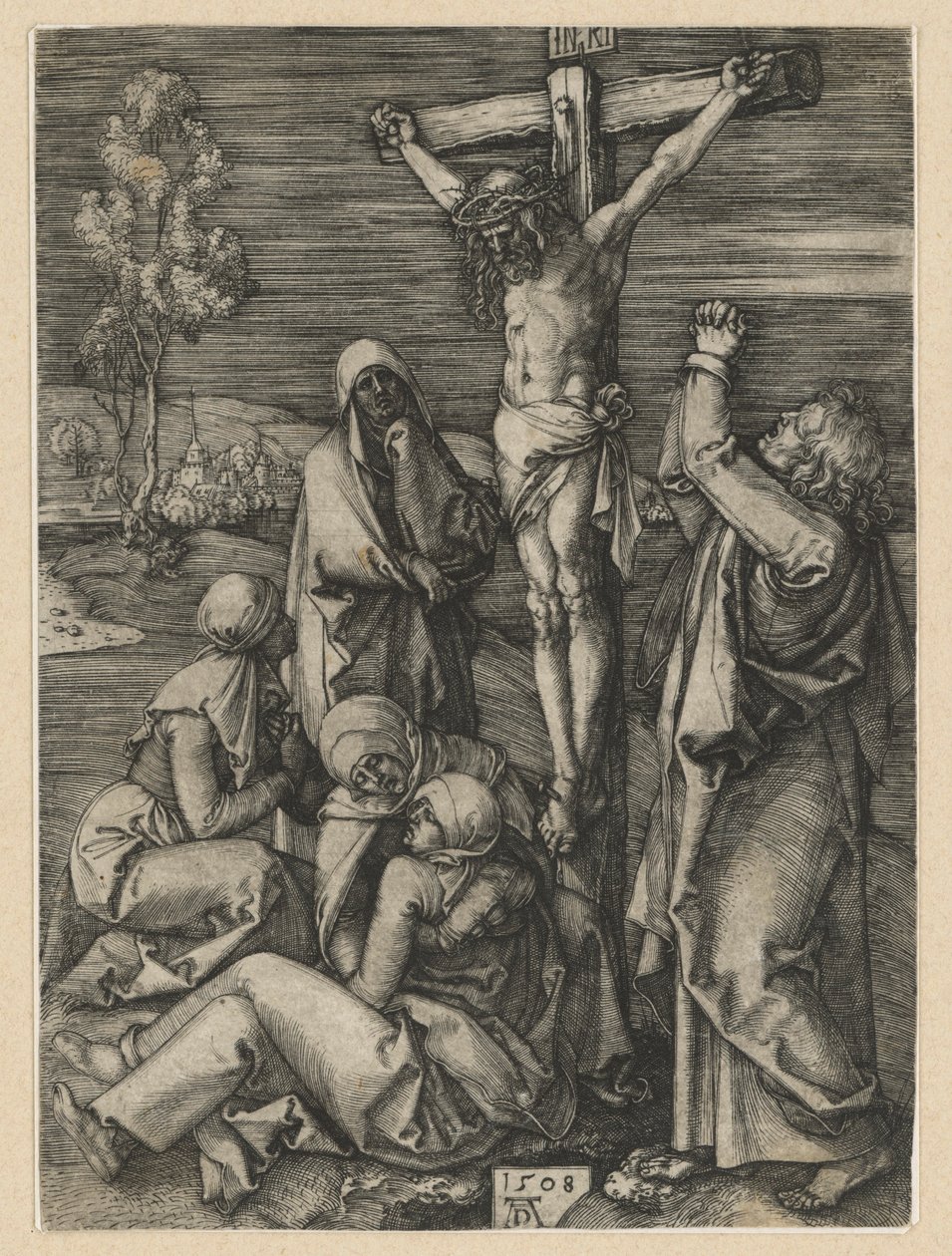 Cristo en la cruz de Albrecht Dürer