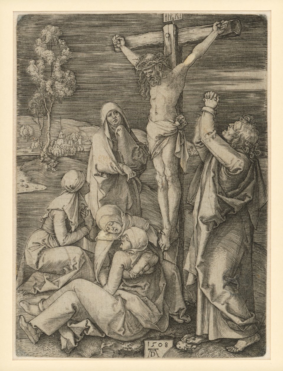 Cristo en la cruz de Albrecht Dürer