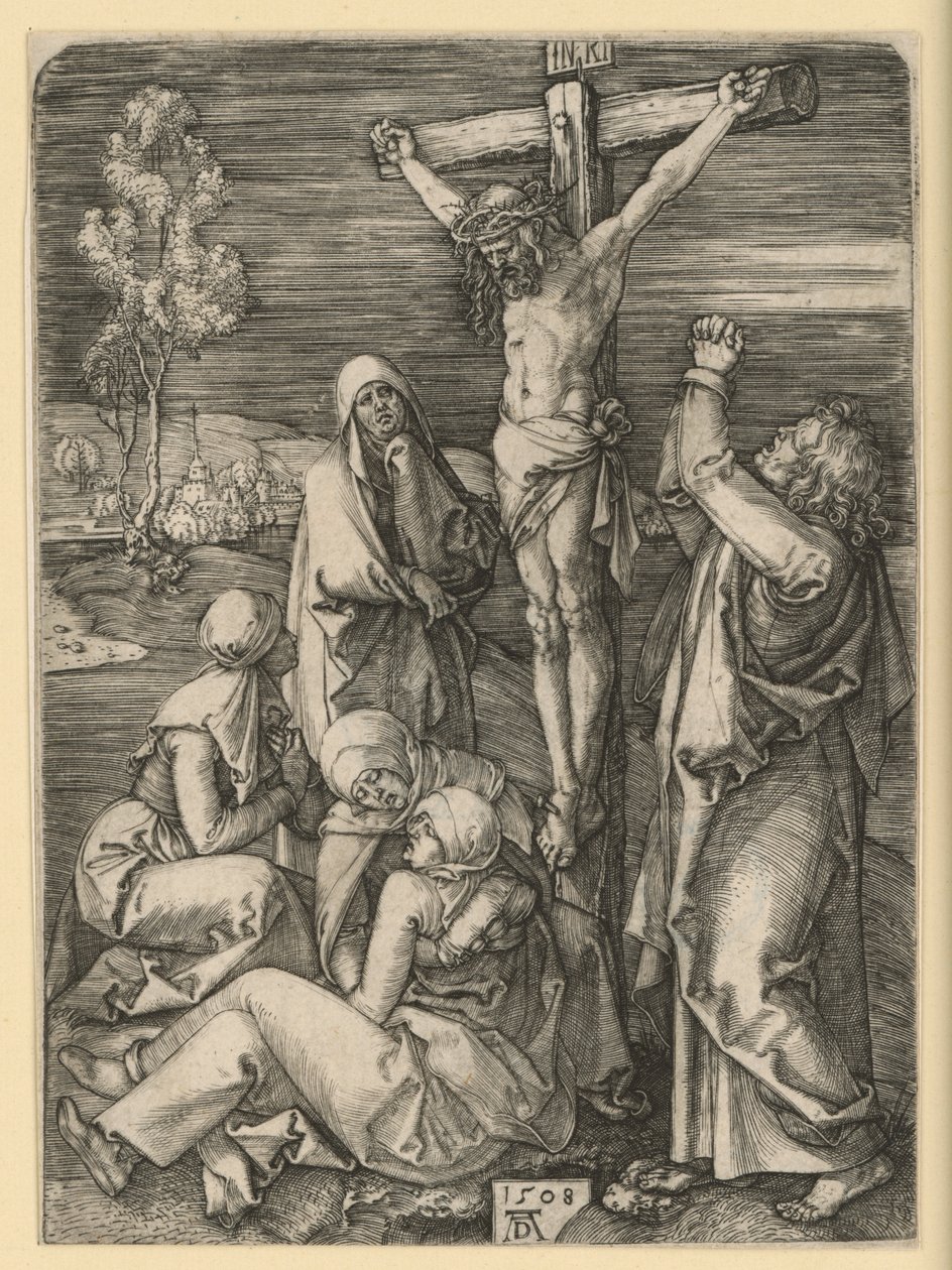Cristo en la cruz de Albrecht Dürer