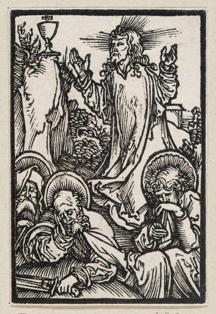 Cristo en el Monte de los Olivos (63 escenas religiosas) de Albrecht Dürer