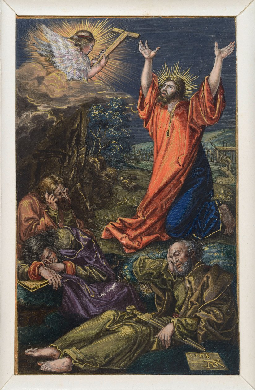 Cristo en el Monte de los Olivos de Albrecht Dürer