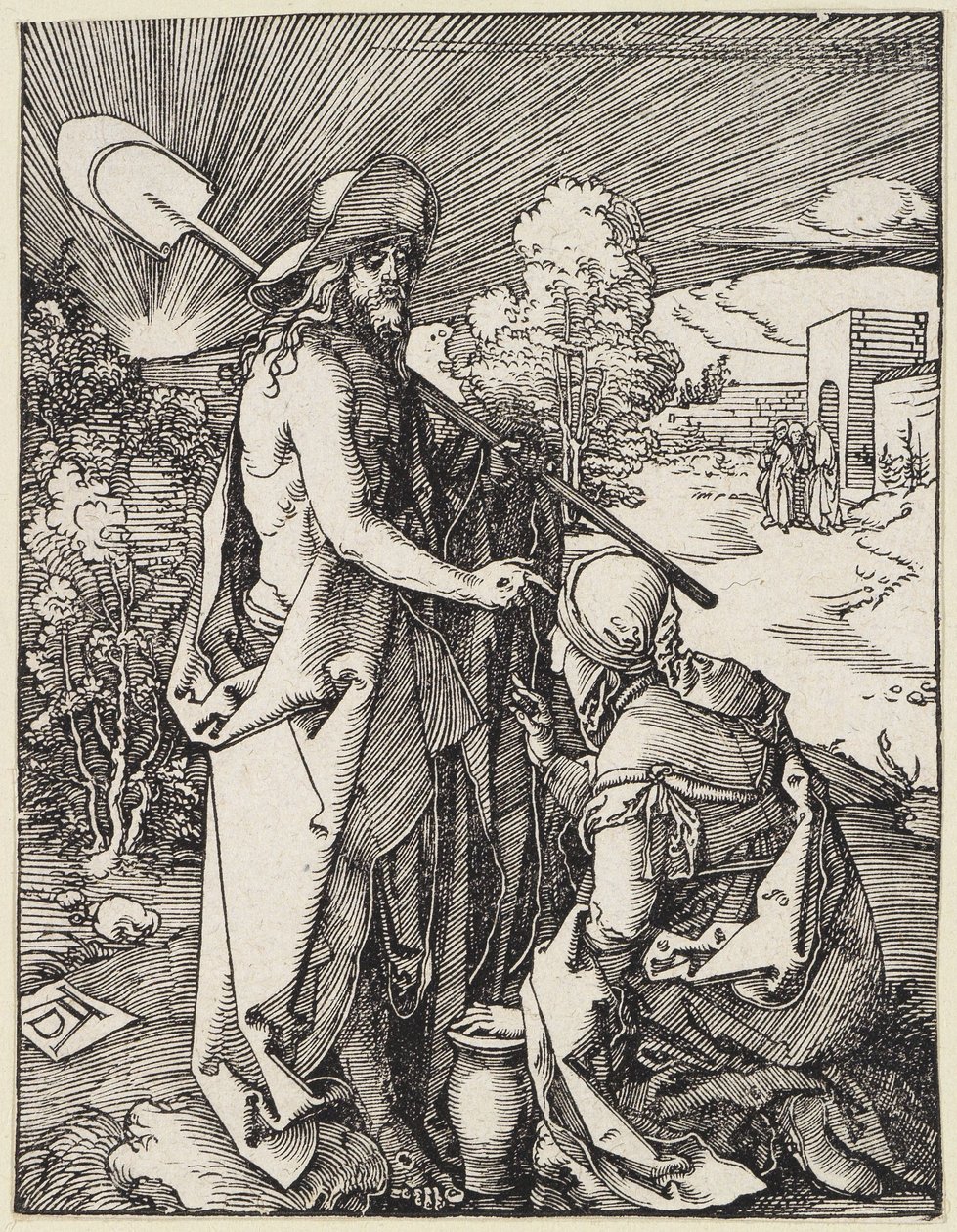 Cristo se aparece a Magdalena de Albrecht Dürer