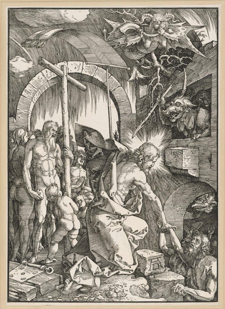 Cristo en el limbo (Gran Pasión) de Albrecht Dürer