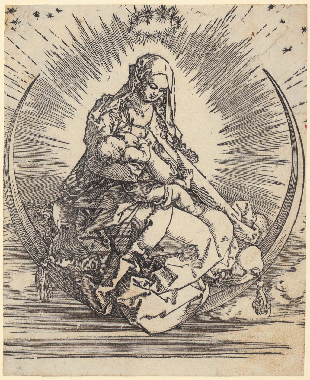 Cristo en el limbo, lámina 11 de la serie «La Gran Pasión» de Albrecht Dürer