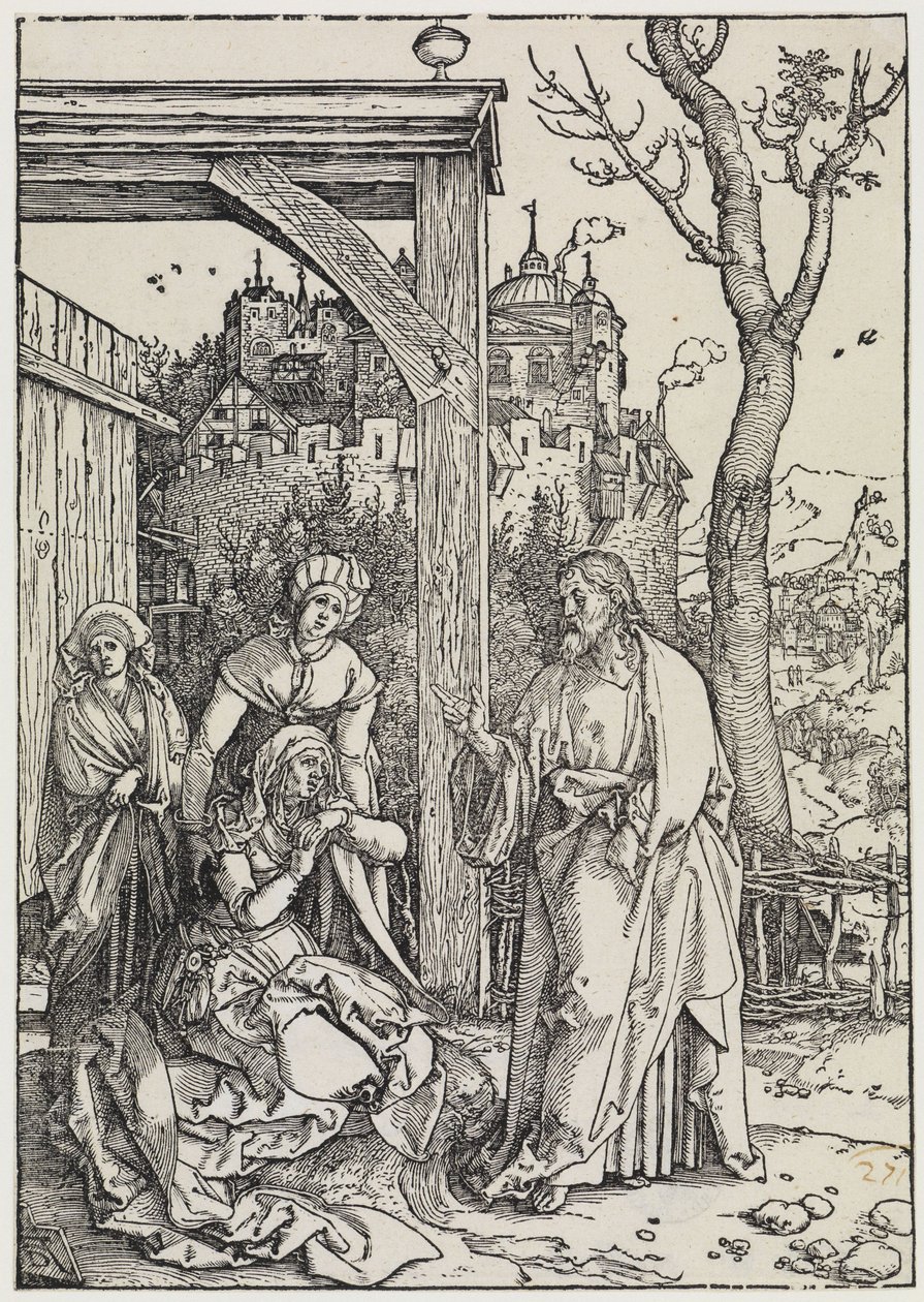 Cristo se despide de su madre de Albrecht Dürer