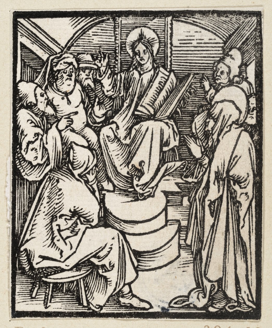 Cristo entre los doctores (43 temas religiosos) de Albrecht Dürer