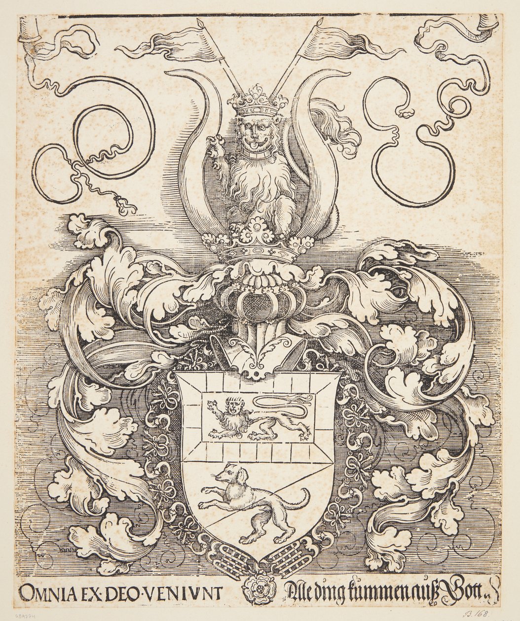 Escudo de armas de Lorenz Staiber de Albrecht Dürer