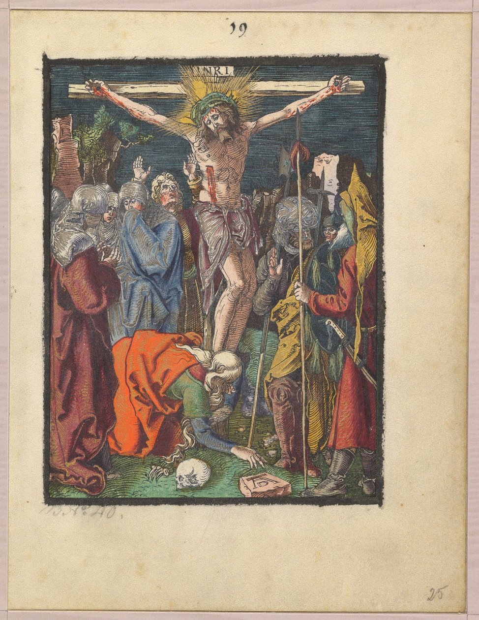 Kreuzigung, aus "Die kleine Holzschnittpassion" de Albrecht Dürer