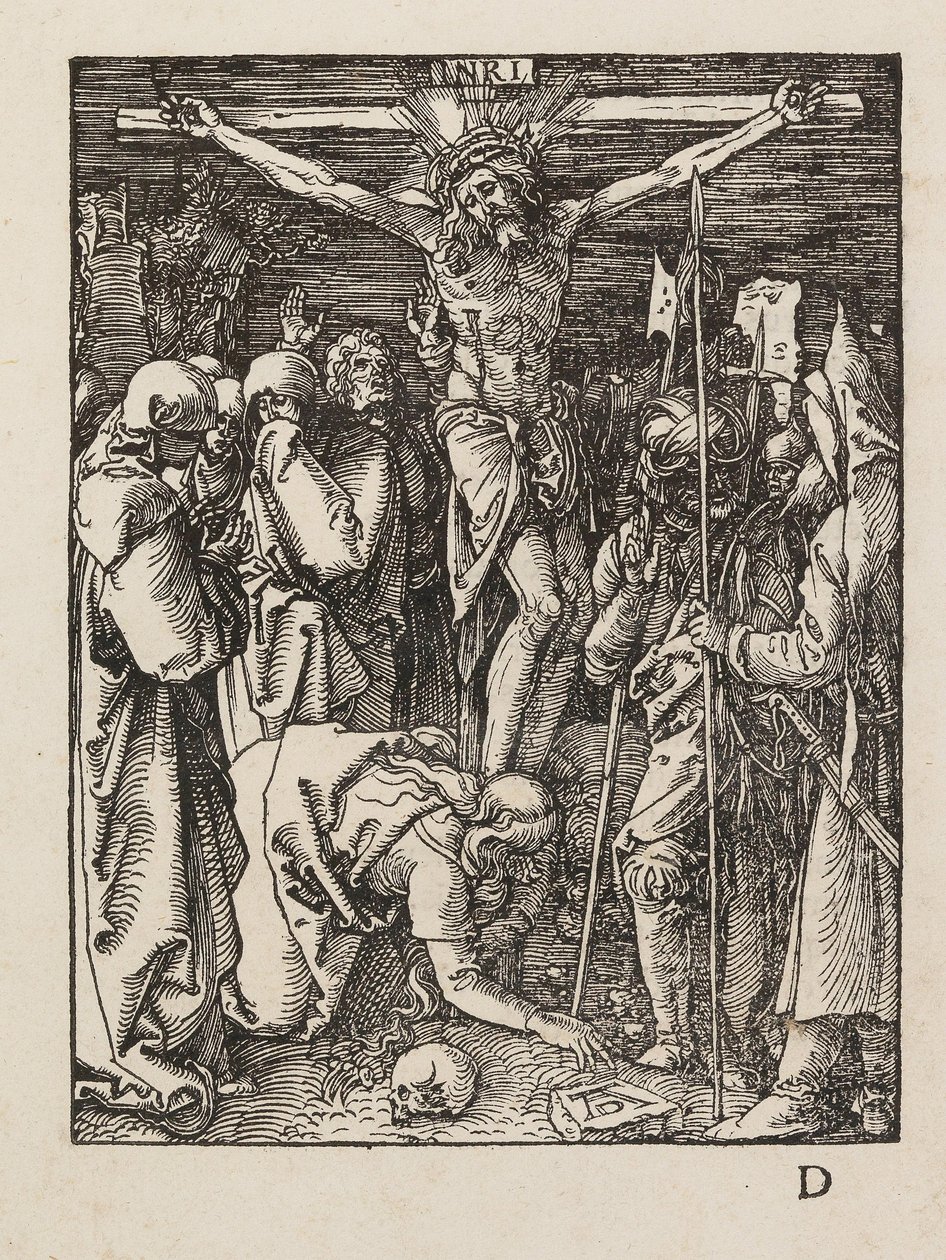 Crucifixión, de la serie La pequeña pasión de Albrecht Dürer