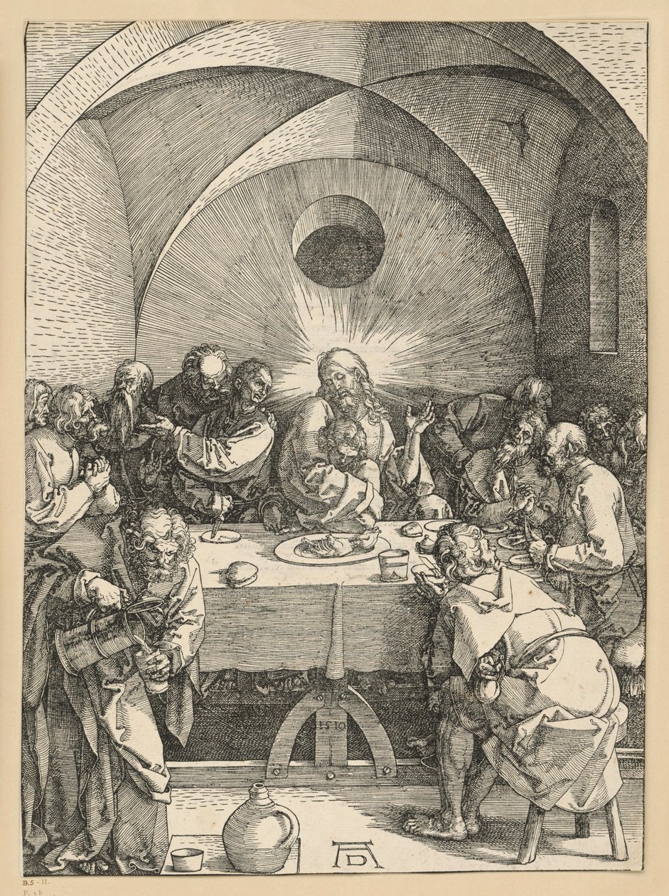 La última cena (Gran Pasión) de Albrecht Dürer