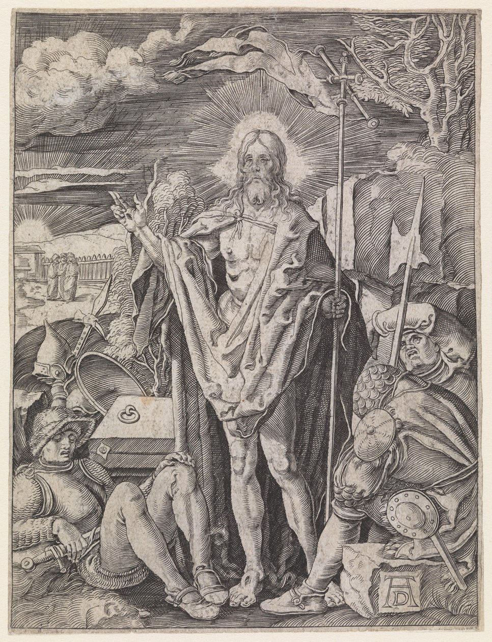 La resurrección de Cristo de Albrecht Dürer