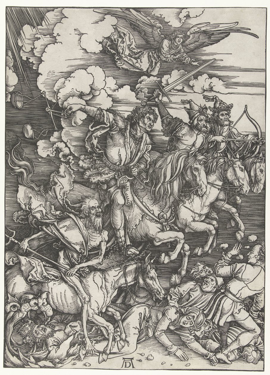 Los cuatro jinetes del apocalipsis de Albrecht Dürer