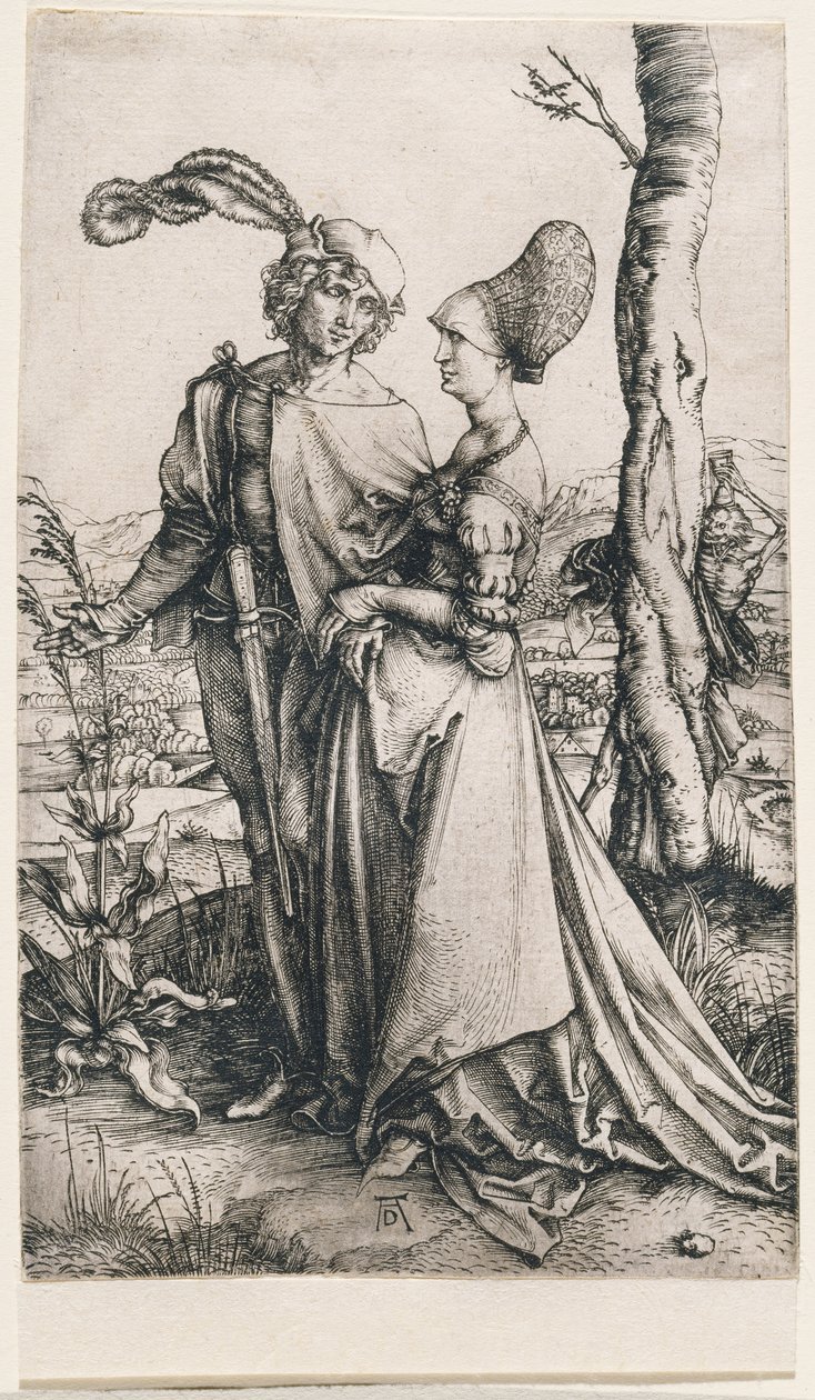 La muerte y los amantes de Albrecht Dürer