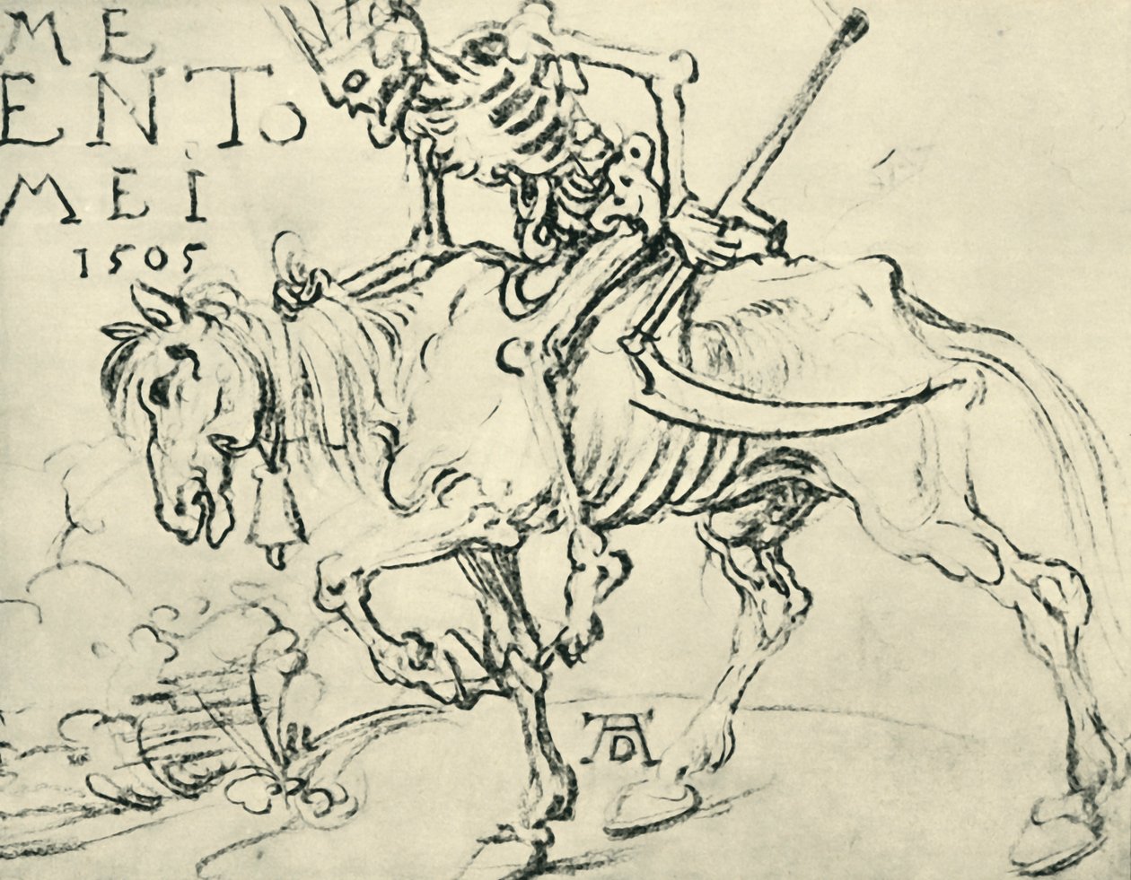 La Muerte cabalgando, 1505, 1943 de Albrecht Dürer