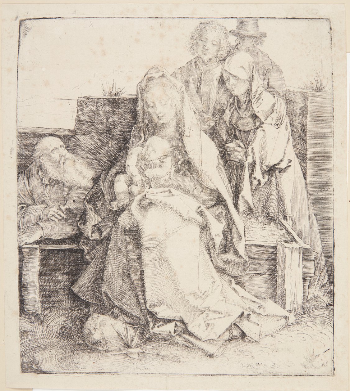 La Sagrada Familia, seis personas de Albrecht Dürer