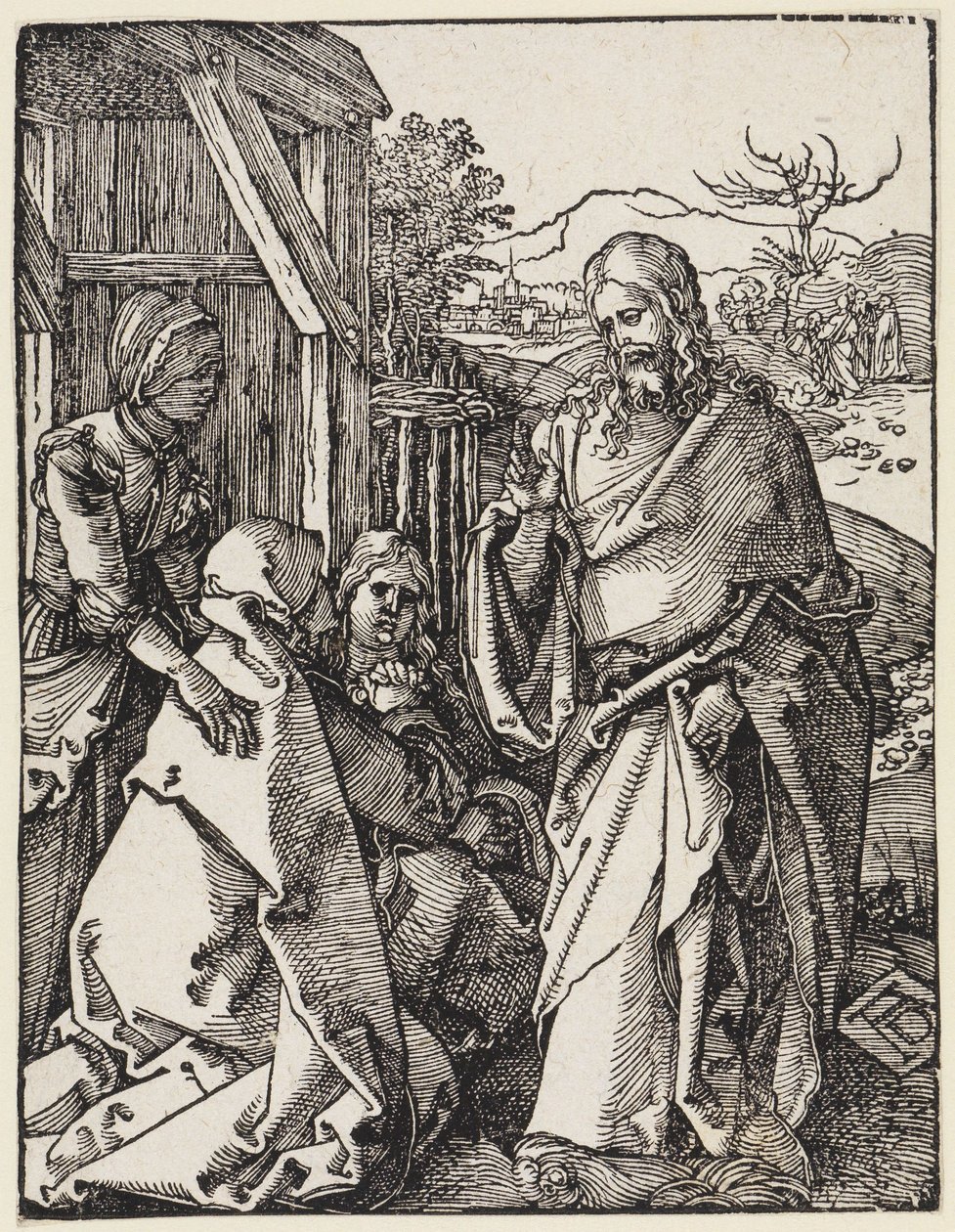 La despedida de Cristo de su madre de Albrecht Dürer