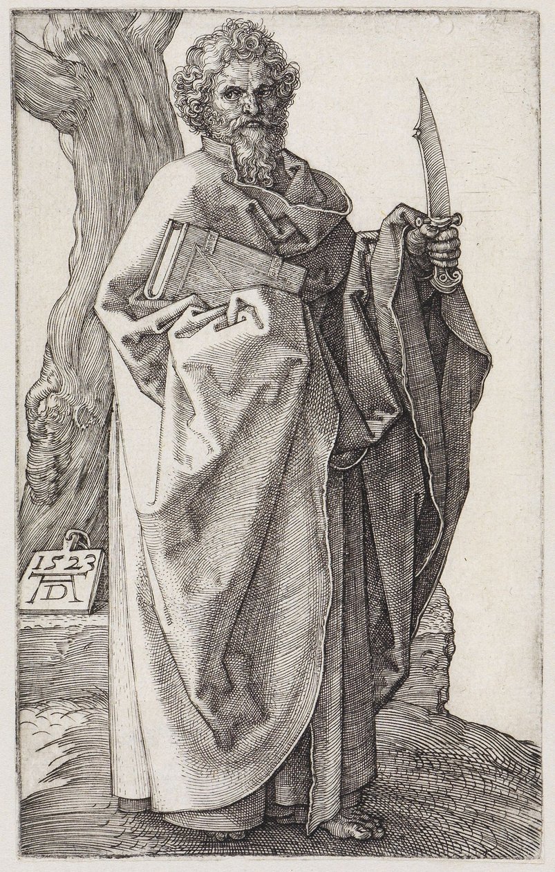 El apóstol Bartolomé de Albrecht Dürer