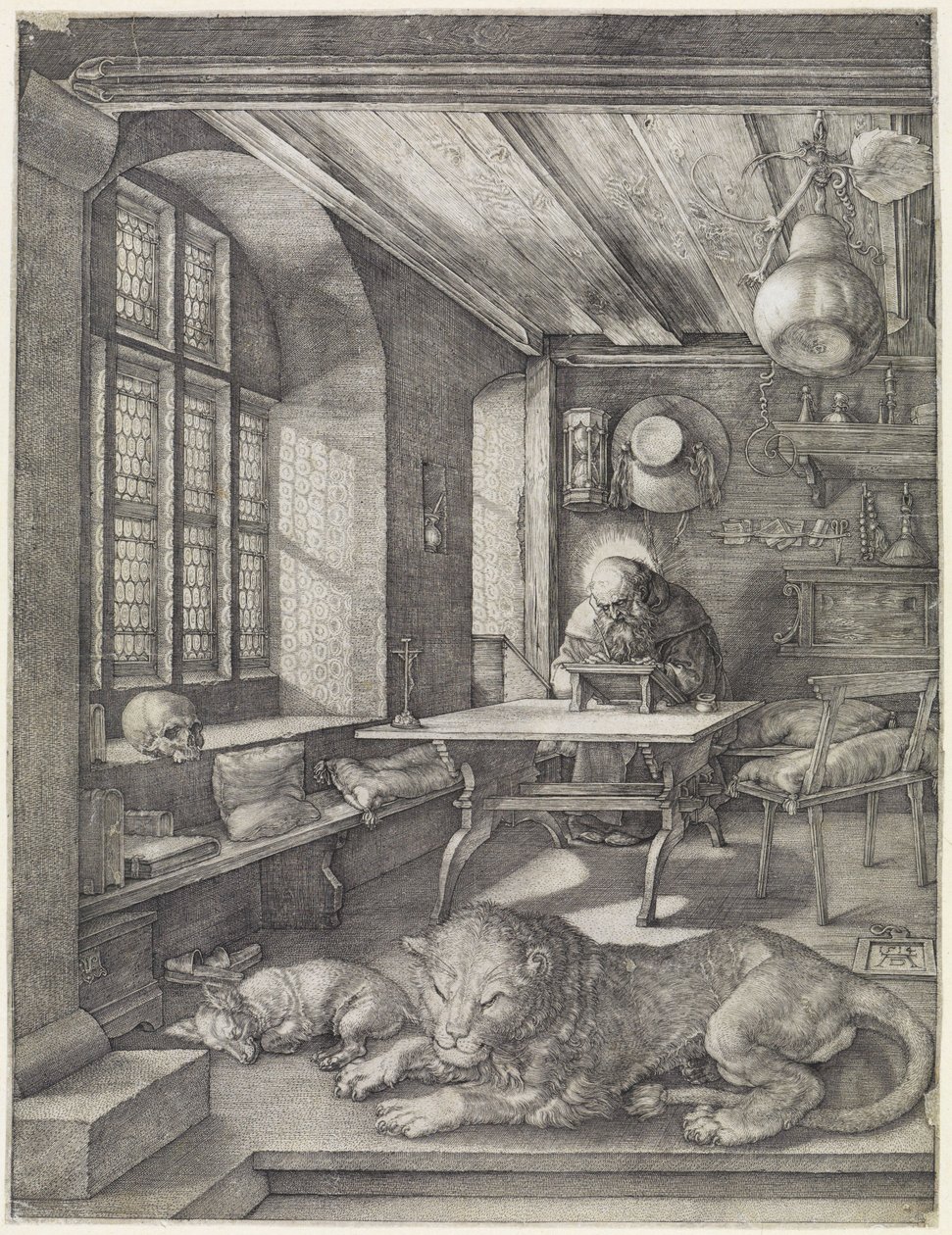 San Jerónimo en su nicho de Albrecht Dürer