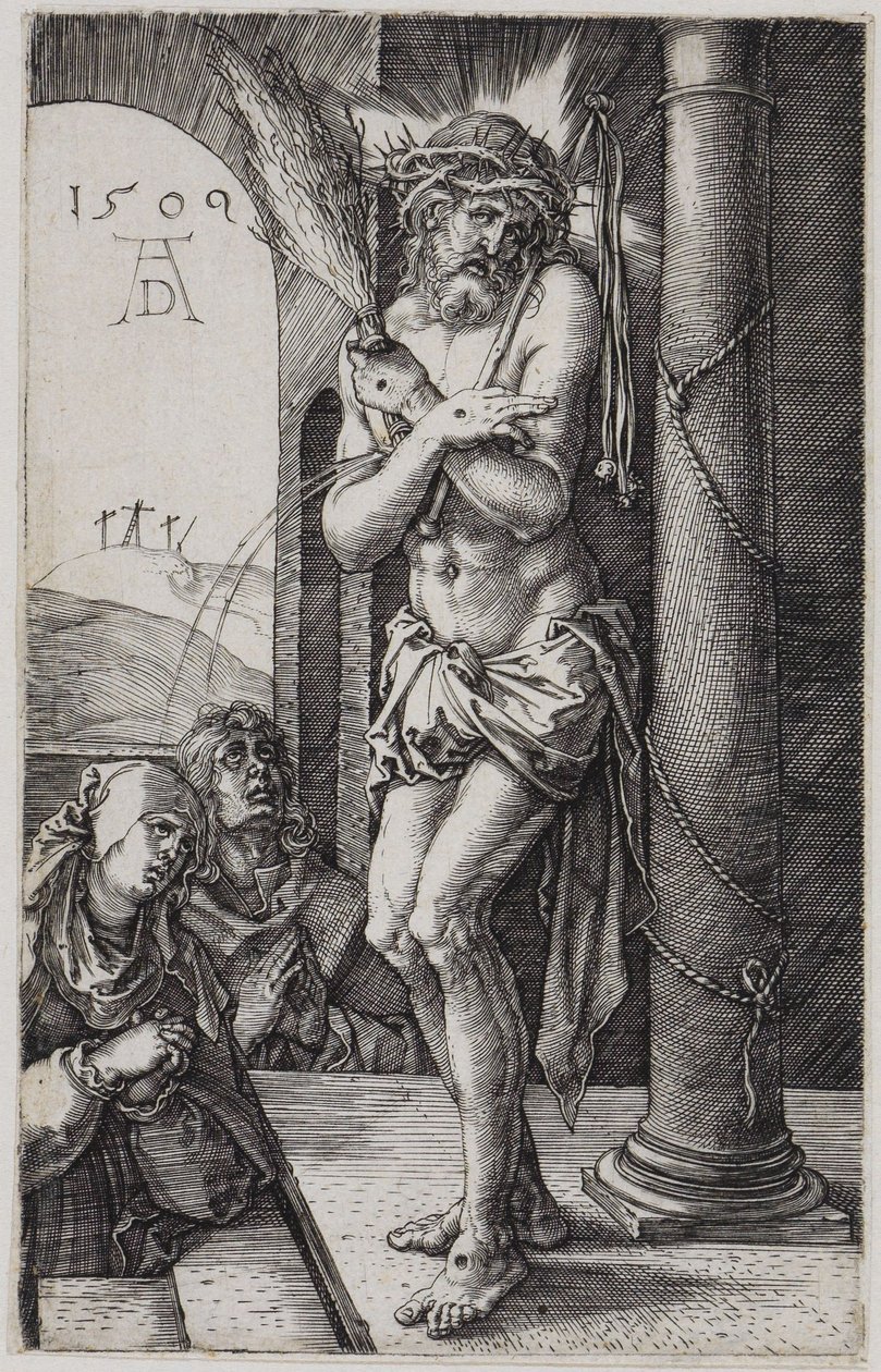 El Varón de dolores ante María y Juan de Albrecht Dürer