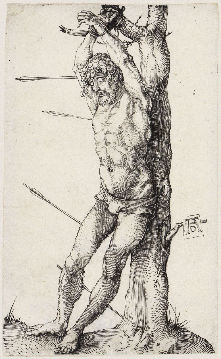 San Sebastián en el árbol de Albrecht Dürer