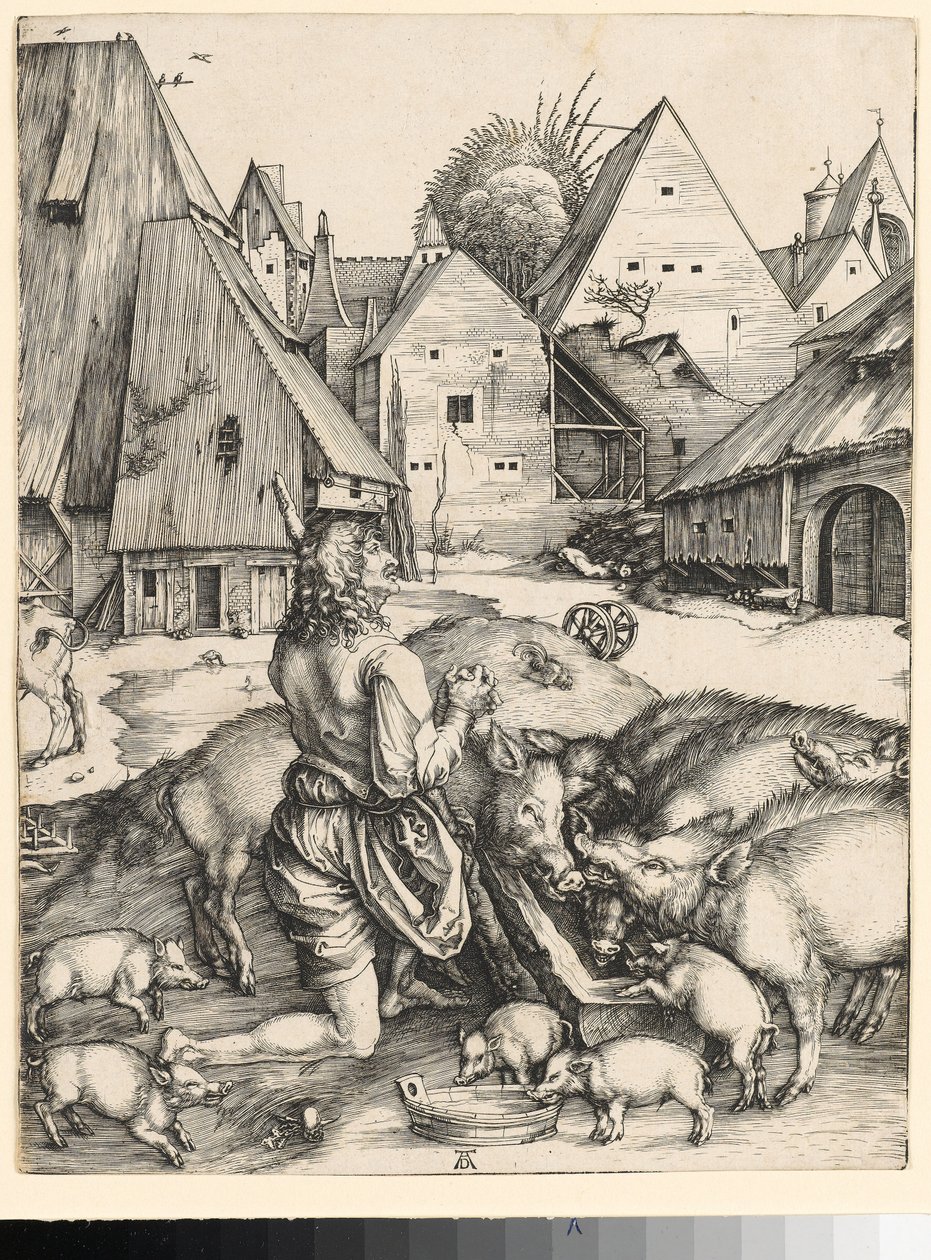 El hijo pródigo de Albrecht Dürer