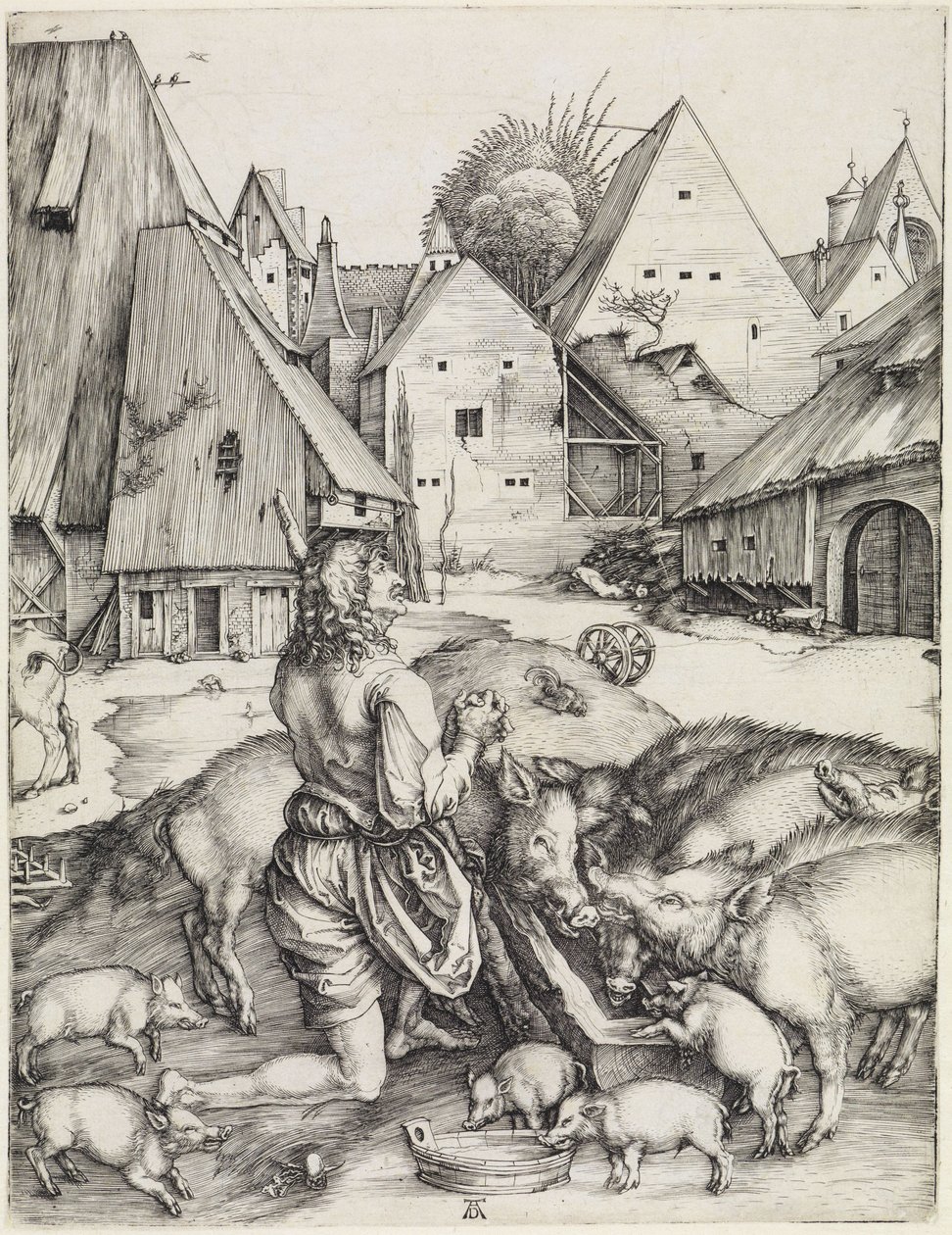 El hijo pródigo de Albrecht Dürer